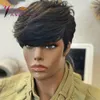 Vancehair Short Pixie Cut Straight Remy Human Hair Wigs For Women 150 Glueless Not lace Wig2907021