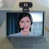 Full HD Webcam 1080p USB Web Camera PC com microfone embutido para trabalho de computador on-line Classe Broadcast Web Cam