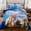 Moda explosiva de cama praia tigre threepiece Quatro peças Conjunto de cama doméstica SetsSs51829388649171