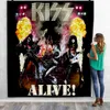 KISS RockRoll All Nite Party 3D Quilt Blanket For Kids Adult Bedding Throw Soft Warm Thin Blanket With Cotton Quilt style11340133