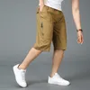 Пота шорты летние мужчины повседневная шорты негабаритные мужские грузы твердые прямые короткие штаны мужские спортивные штаны хлопок для
