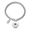 Charm Bracelets Stainless Steel Bracelet With Ginger Snap Button Charms Jewelry Fit 18mm NN66715035094