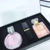 Ensemble de maquillage de style classique Collection Rouge à lèvres mat 15 ml Parfum 3 en 1 Kit cosmétique avec coffret cadeau festival pour femme dame lastin2806513