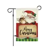30 * 45cm Kerstvlaggen Gedrukt Banner Huis Vlag Santa Claus Tuin Vlag Xmas Party Vlaggen Kersthuis Decoratie DHL gratis verzending