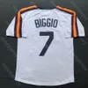 Craig Biggio Jersey 2015 Hall Of Fame Patch 1994 2016 WS Blanc Marine Or Arc-en-ciel 1980 Mesh BP Salute to Service Orange Navy Player Pull Pinstripe Rouge