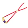 Bracelets porte-bonheur chaîne rouge Piyao Animal porte-bonheur Bracelet cordon réglable bracelet bijoux Gift1 Inte22