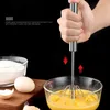 Mélangeur semi-automatique Batteur à oeufs Outils Manuel En Acier Inoxydable Fouet De Poche Auto Turning Blender Cuisine Main Oeufs Crème Remuer BH4105 TYJ