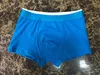 Boxers masculinos Shorts Verdes Calcinhas Cuecas Boxer Cuecas de Algodão Moda 7 Cores Cuecas Enviadas Aleatoriamente Múltiplas Escolhas Atacado Enviar 124 5