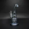 9-дюймовый высококачественный стеклянный бонг на продажу, новое поступление, стеклянная водопроводная труба, уникальная нефтяная вышка с фейерверком и чашей