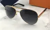 nowe męskie okulary przeciwsłoneczne projektowe okulary przeciwsłoneczne pilotażowe 0339U styl oversize na zewnątrz vintage klasyczny model soczewki UV400 z etui