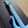 Custom Made Prens Cloud Elektro Gitar Mavi Boya Gitar 21 Frets Altın Donanım Ücretsiz Kargo