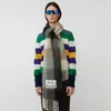 Kvinnor SACRF Cashmere Winter Scarf Scarves Filt Type Color Checkered Tassel LJ200915U4KU