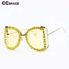 47371 Brand Design Diamond Pearl Oversize Luxury Sunglasses Men Women Fashion Shades UV400 Vintage Glasses8283620