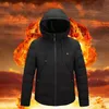 Outdoor T Shirts Heated Jacket Electric USB Coat Thermal Washable Clothing Heating Vests Winter Drop