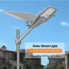 Solar Street Lights 100W 200W 300W 400W LED Outdoor Lighting Series SMD2835 Aluminium IP65 مقاوم للماء مع عن بُعد وقطب