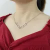 Paslanmaz çelik pentagram zinciri kolye pentagram güneş ay kolye kolye cadcı cadılık ifadesi takılar kadınlar için gargantilla243d