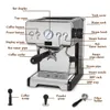 홈에 대한 I 연사 (15) 바 이탈리아어 반자동 커피 메이커 카푸치노 우유 거품 메이커 아메리카노 에스프레소 커피 머신