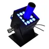 4pcs Lot Flight Case Packing 12x3w Big Lens RGB Led Multi Angle CO2 Jet Led CO2 Jet Equipment313g