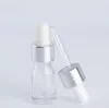 Mini flacon compte-gouttes en verre Transparent 500x5 ml, bouteille d'huile essentielle en verre Transparent 5cc avec compte-gouttes en aluminium SN1497