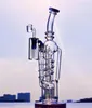 Real Photo Glass Стаканы Bongs Fab Egg курительная трубка Dab Rigs стекла водопроводные трубы 2 Функция Breaker Базовый Шиша с 14мм сустава 12,6 дюйма