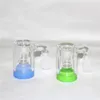 Wasserpfeifen Glas-Aschefänger, Silikonwachsbehälter, Aschefänger, 14 mm, 18 mm, männlich, weiblich, Perkolator, Schüsseladapter, Raucherzubehör für Glasbong