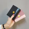 بلوري 2020 مصمم جديد إمرأة صغيرة محفظة قصيرة خياطة كل مباراة للطي مصغرة الرجعية عملة بطاقة محفظة مبيعات المصنع الشحن المجاني