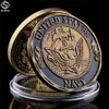 ラインを横断する米国海軍のクラフトシェルバックセーラー銅メッキ記念課題COIN GIFT9816516
