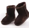 HOT Kids Classic Australia Snow Boots Designer Girls Boys Winter Furry Boots Unisex Short Mid Calf Boot Child Warm Shoes Size 22-34