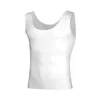 Afslankvest voor heren Lichaamsvorming Buikcontrole Borstcompressieshirt Ademend Fitness Tops Tailletraining Corset229z