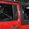 Garniture de panneau de bande de verre de fenêtre de porte arrière de voiture pour Jeep Wrangler JK 20072017 accessoires extérieurs de voiture 1492801