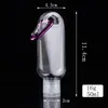 50ML Portable Alcohol Refillable Bottle With Key Ring Hook Empty Clear Transparent Plastic Hand Sanitizer Bottle For Home School Travel