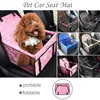 Pet Dog Seat Travel Accessories Mesh Hanging Bags Folding Pet Supplies Waterproof Dog Mat Blanket Safety Car Seat Bag1445859