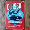 Signes d'étain en métal personnalisés Sinclair huile moteur Texaco affiche maison bar décor mur art photos Vintage Garage signe 20X30 cm HHE1591