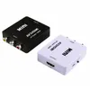 AV2HDMI 1080P HDTV Video Scaler Adapter HDMI2AV mini Connectoren Converter box CVBS L/R RCA NAAR HDMI Voor Xbox 360 PS3 PC360 Ondersteuning NTSC PAL Met retail verpakking