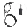 Teleskopisk takt taktisk hals vibration mikrofon headphone headset mikrofon nato plug för walkie talkie radio