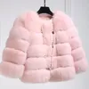 2020 herbst Vintage Flauschigen Faux Pelzmantel Frauen Kurze Furry Pelz Winter Oberbekleidung Mantel Casual Fashion Party Mantel Weibliche S-1