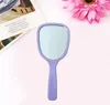 Travel Handheld Mirror, Cosmetic Hand Mirror with Handle Makeup Mirrors Cute Tool for Women Girls