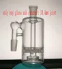Clear Glass Bong Fab Egg Water Pipes Skull Beaker Dab Rig Bong Recycler Collo piegato con ciotola in vetro Giunto 14,4 mm