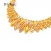 Boucles Collier Bijoux Sents Dubaï Gold Color African Wedding Wife Cadeaux Party For Women Bracelet Ring Bridal Jewelry Set1211214