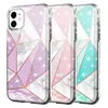 Voor iPhone 11 12 13 Pro Max Cases Luxe Glitter Marmeren Schokbestendige Beschermhoes met Samsung Galaxy S21 Plus Ultra A72 A52 A32 5G A01