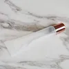 20pcs/partia 15 ml makijaż Makijaż Rose Gold Top Pusta szminka Lipstick Clear Tube Lip Miękki pojemnik do DIY Kosmetics