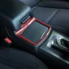 ABS Red Carbon Fiber Car Gear Cup Holder Frame Trim for Dodge Charger /300C 2011+ Factory Outlet Interior Accessories