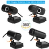 HD Webcam Built-in Dual Mics Smart 1080P Web Camera USB Pro Stream Camera for Desktop Laptops PC Game Cam For OS Windows