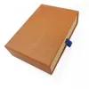 Orange Retail Presentförpackning Lådor Boxar Drawstring Cloth Bags Kort Certifikat Broschyr Tygväska För Smycken Halsband Armband Nyckelringar