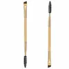 Spazzola per sopracciglia Luxury Golden Doward Downed Bamboo Angolato Maniglia di Bamboo Make Up Tools for Make up Professional Eyesbrow Brush Pro