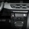 För A4 2017-2018 bilmotorstartstopp Tändning Nyckelring Klistermärken Kolfiber Circle Trim Accessories8094712