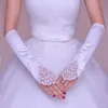 2020 1 pair new Bride Gloves Fingerless Lace Satin Women Girls Prom Feast Wedding Accessories wedding gloves