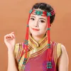 Festival Kostümzubehör Damen eleganter Schmuck Kopfschmuck schöne Mongolei lange Quaste Haarschmuck Prinzessin Cosplay Kopfbedeckung