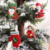 Ciondolo natalizio per bambola in argilla morbida, albero di Natale, guanti da Babbo Natale, calzini da angelo, ciondolo di design in argilla morbida, ornamento natalizio da appendere