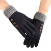 Kerstcadeau Winter Dames Touch Screen Brei Handschoenen Dikker Rijden Volledige Vinger Mittens 2021 Manoplas Lana Mujer1